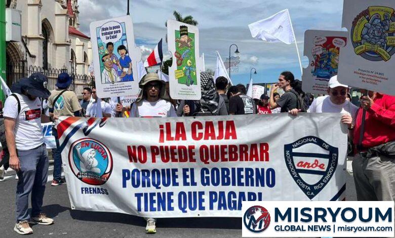 Marcha en San José por mejoras en educación, salud y seguridad