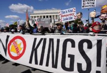 Democrats face “No Kings” backlash after Charles address