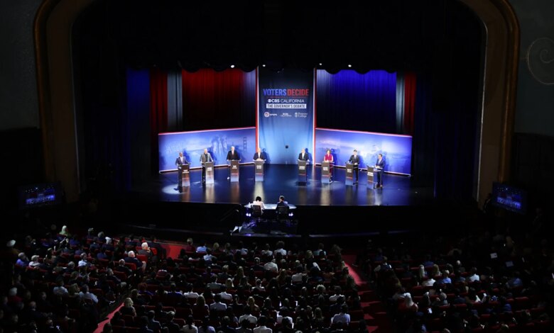 California gubernatorial debate tonight: Candidates, what’s at stake, and how to stream the event live