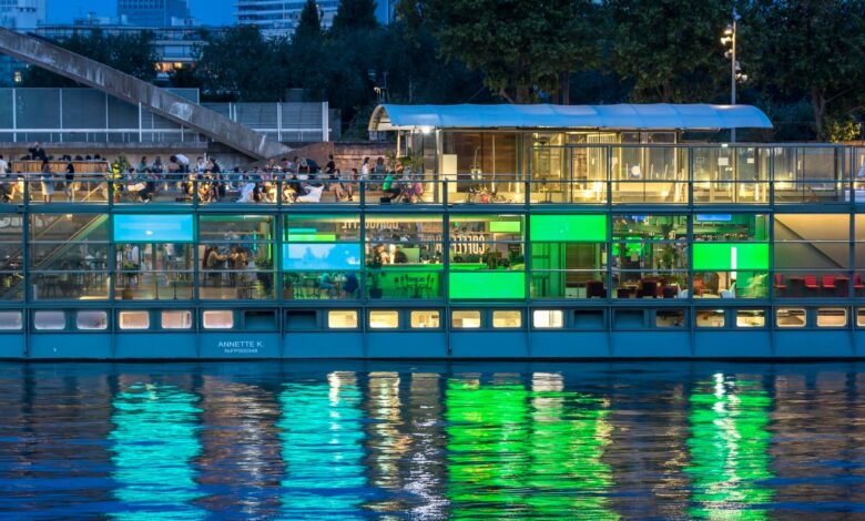 Annette K au port de Javel-Bas : la guinguette flottante XXL revient