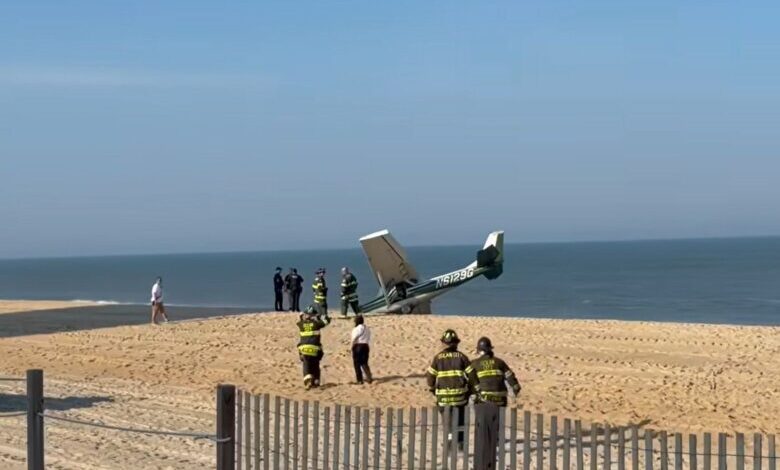 Pilot lands Cessna on Ocean City beach Monday night