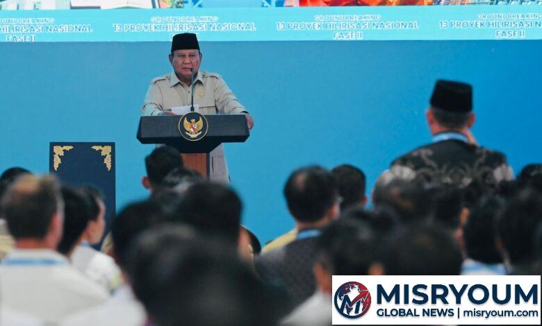 Prabowo Resmikan 13 Proyek Hilirisasi Senilai Rp116 Triliun