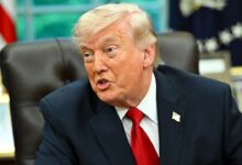 Trump says bulletproof vest worked, jokes about weight
