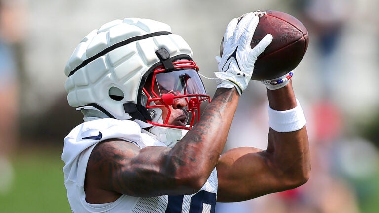Patriots’ WR Kyle Williams is staying upbeat despite limited training camp snaps