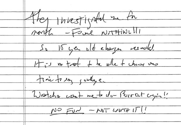 Misryoum: Possible Epstein Suicide Note Released