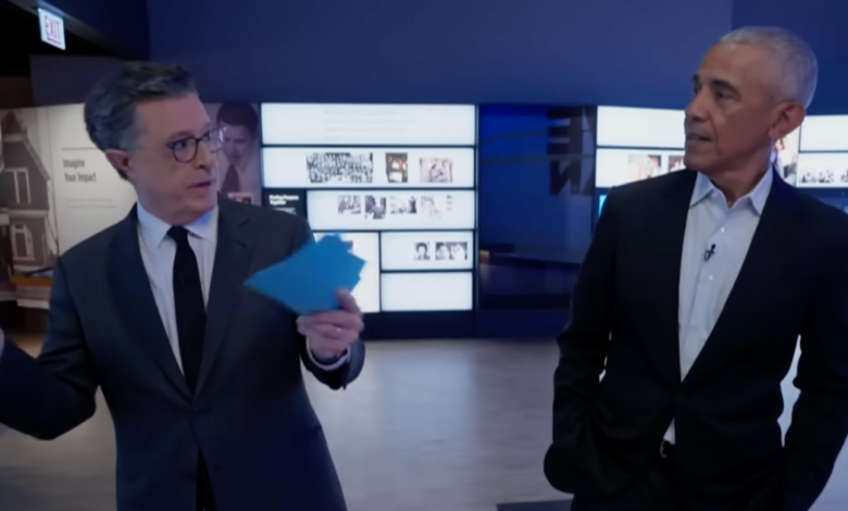 Obama tells Colbert he worries about