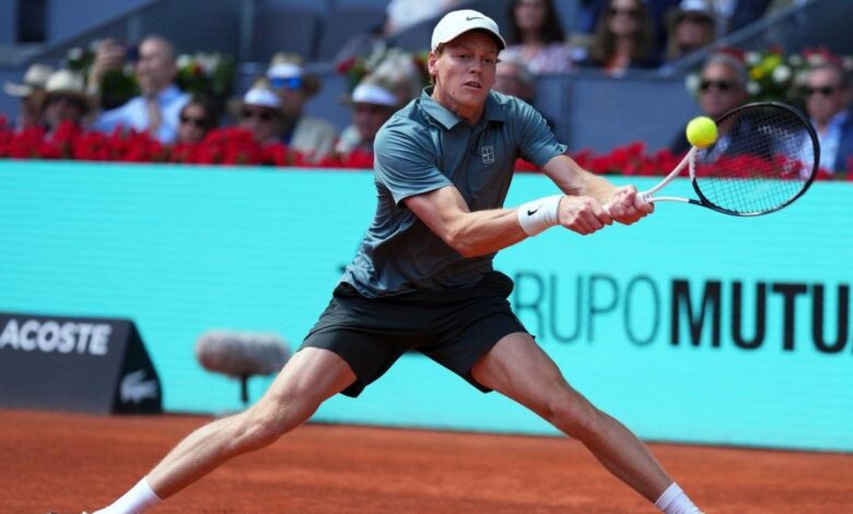 Sinner reaches Madrid Open final after 350th win