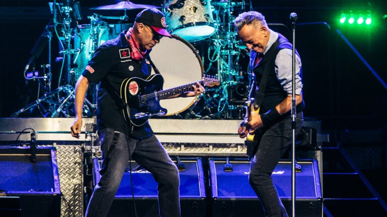 Springsteen rails against Trump at TD Garden stop Springsteen rails against Trump at TD Garden stop