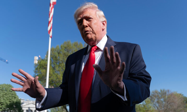 Trump ties Mother’s Day message to April jobs surge