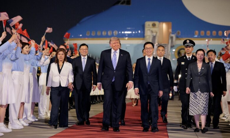 Trump Arrives in Beijing for Xi Summit as Iran War Spreads