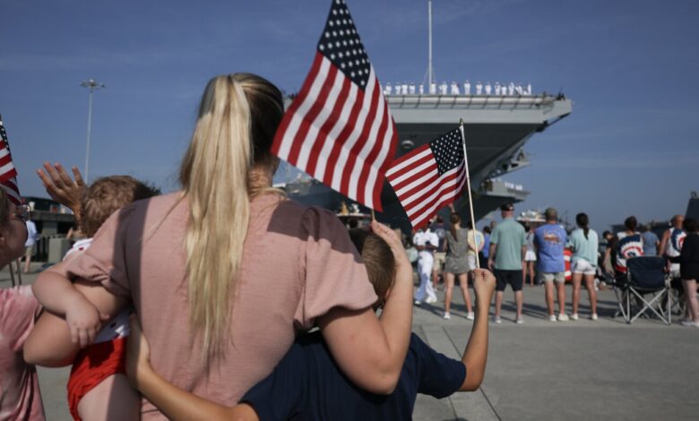 A nearly year-long deployment at sea takes a toll on military families