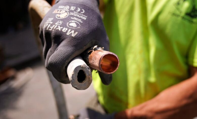 California receives .5 million for lead pipe replacements California receives .5 million for lead pipe replacements