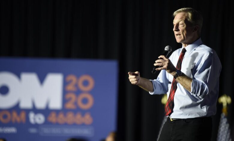 Steyer drops 2.4 million—California’s primary turns