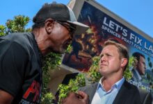Spencer Pratt grills Hyde Park voters on Bass’s turf