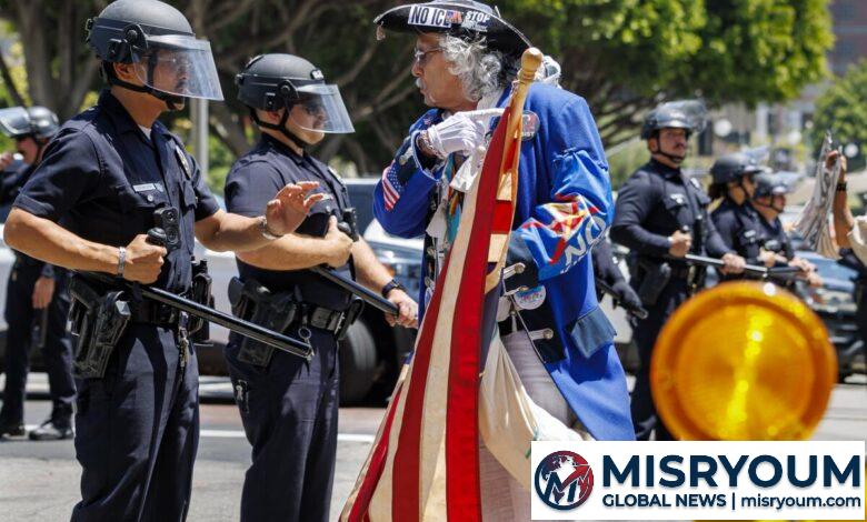 May Day March in Los Angeles Targets Immigration Sweeps May Day March in Los Angeles Targets Immigration Sweeps