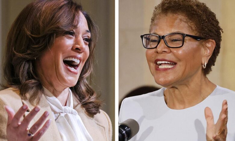 Kamala Harris endorses L.A. Mayor Karen Bass for reelection