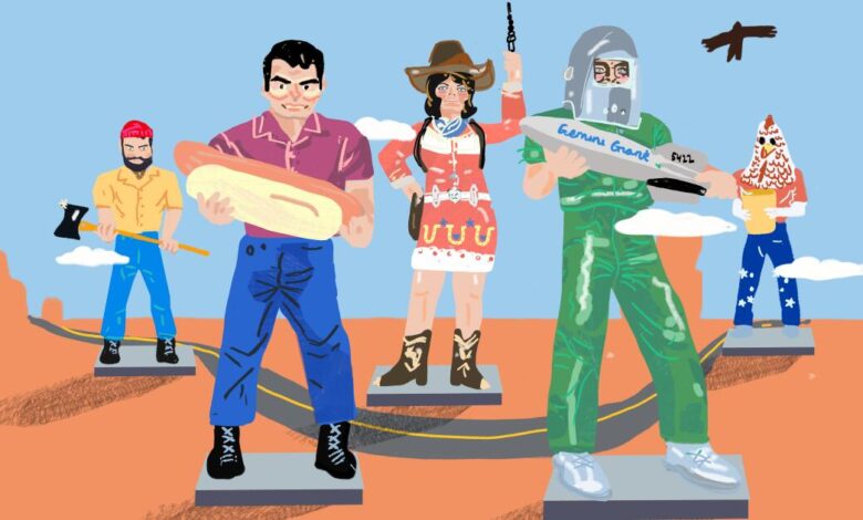 Route 66 Muffler Men return—over 250 now Route 66 Muffler Men return—over 250 now