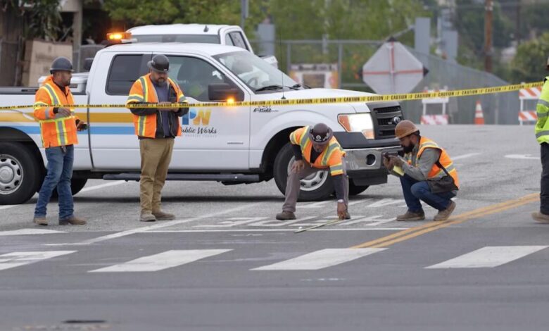 Crude oil spill shuts East L.A. intersection for hours