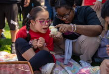 Police helicopter and joyful play mark inclusive All-Star Fest