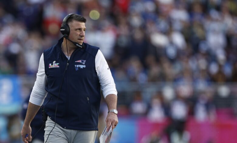 Vrabel Patriots odds drop to 64% in Week 1 market