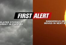 Storm Odds Low Saturday; Heat Index Turns Brutal