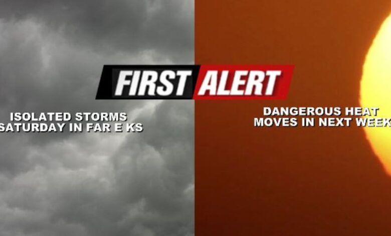 Storm Odds Low Saturday; Heat Index Turns Brutal
