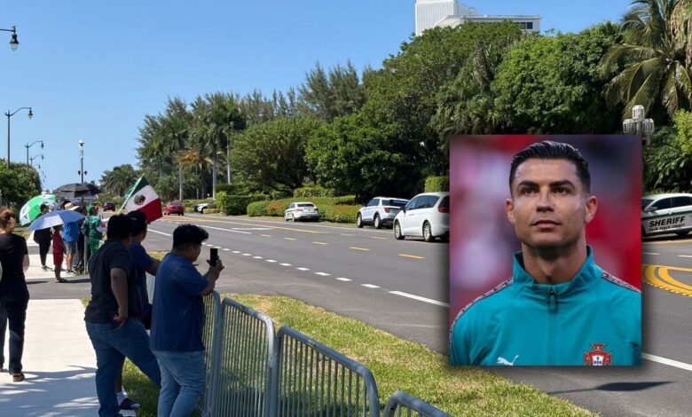 Ronaldo rumors draw crowds outside Four Seasons in Palm Beach