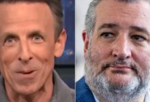 Meyers mocks Cruz’s midterms claims amid Trump history
