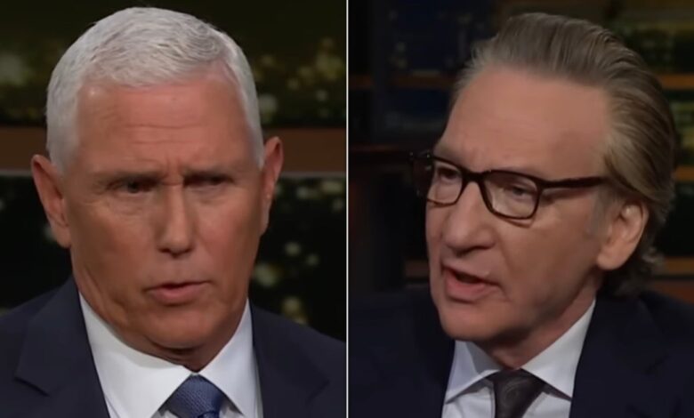 Maher Presses Pence on Death Threats From Jan. 6 Maher Presses Pence on Death Threats From Jan. 6
