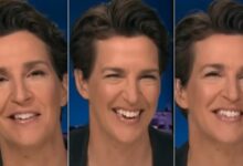 Maddow savors Trump’s NBA boos with one-finger jab