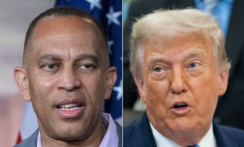 Jeffries Fires Back at Trump’s Iran Deal Insult Jeffries Fires Back at Trump’s Iran Deal Insult