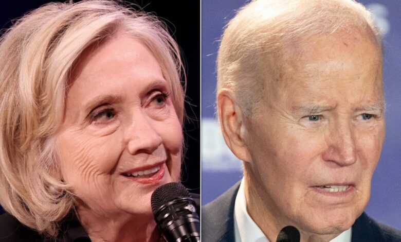 Hillary Clinton Blames Biden’s 2024 Run on Denial Hillary Clinton Blames Biden’s 2024 Run on Denial