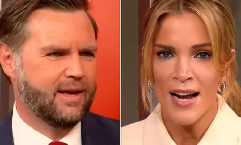 JD Vance Tells Megyn Kelly Critics Spread “Iranian Propaganda”