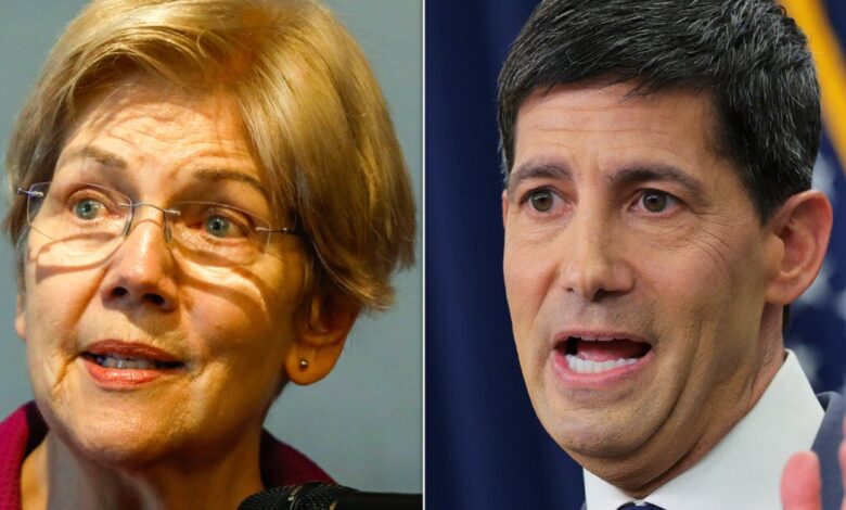 Warren Assails Warsh as Trump’s Fed Pick Stands Trial Warren Assails Warsh as Trump’s Fed Pick Stands Trial