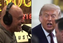 Joe Rogan laughs at Trump’s reply over attack fears