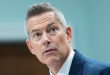 Sean Duffy’s ‘libtard’ joke lands hard with family present