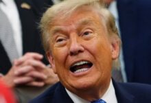 Trump unveils passport image, sparking mockery over phrase