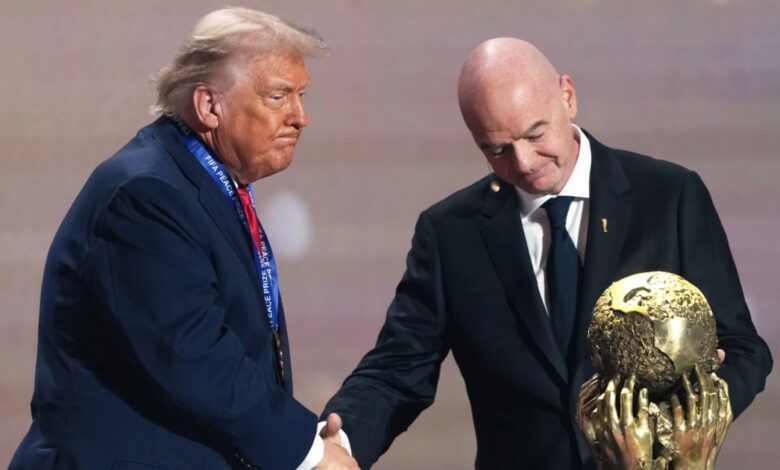 Trump vows to strike Iran hard as World Cup opens Trump vows to strike Iran hard as World Cup opens