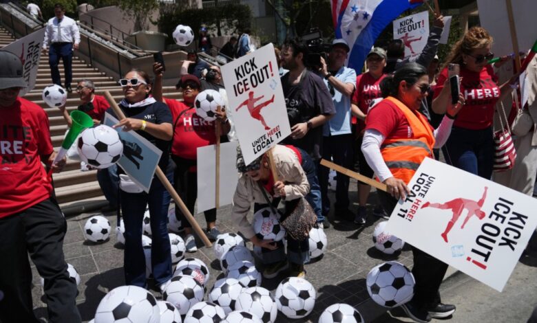 SoFi World Cup workers ratify deal amid immigration fears SoFi World Cup workers ratify deal amid immigration fears
