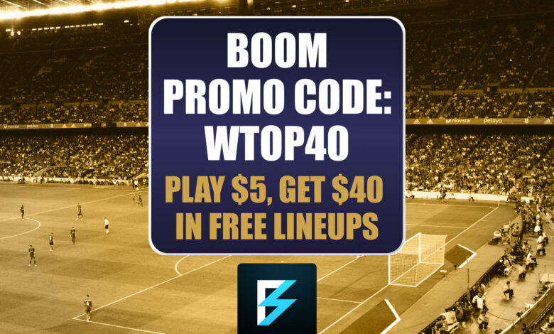 Boom Promo Code WTOP40 Offers  in Free Lineups