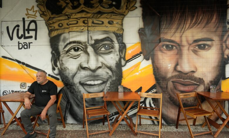 Pelé’s Santos home draws tourists before the World Cup