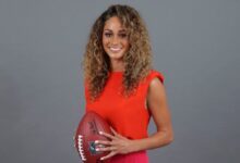 Kayla Burton and Patriots coach Jeremy Springer engaged