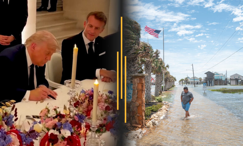 Trump’s peace deal, rate hold, and Arthur’s floods