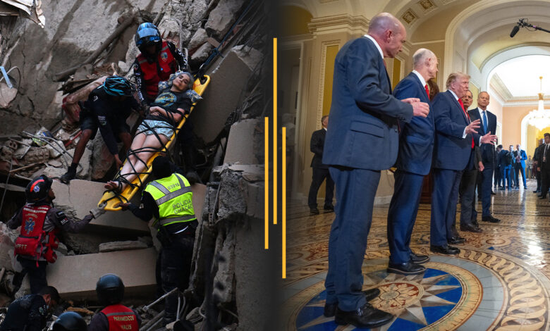 Tremor, Iran fight, and voting data loss roil Washington