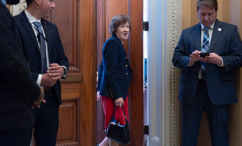 Collins keeps Trump at arm’s length to survive