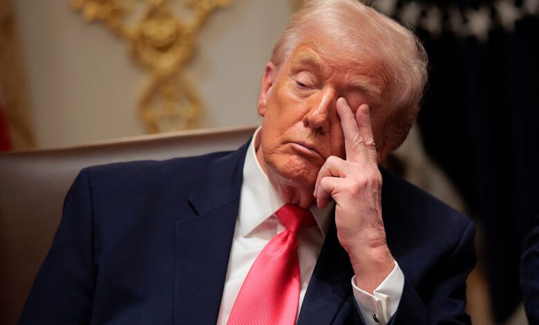 Trump skips housing bill signing as GOP grows openly angry