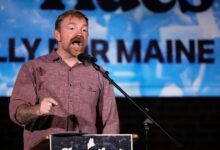 Platner heads to Maine town hall amid violence claims