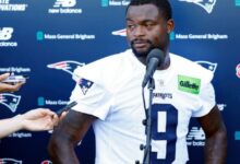 Boutte returns, says he wants to stay in New England