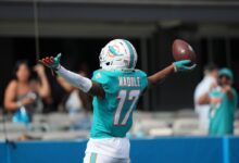 Broncos swing for entertainment with Jaylen Waddle trade