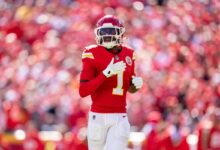 Chiefs’ Xavier Worthy turns shoulder setback into offseason fuel